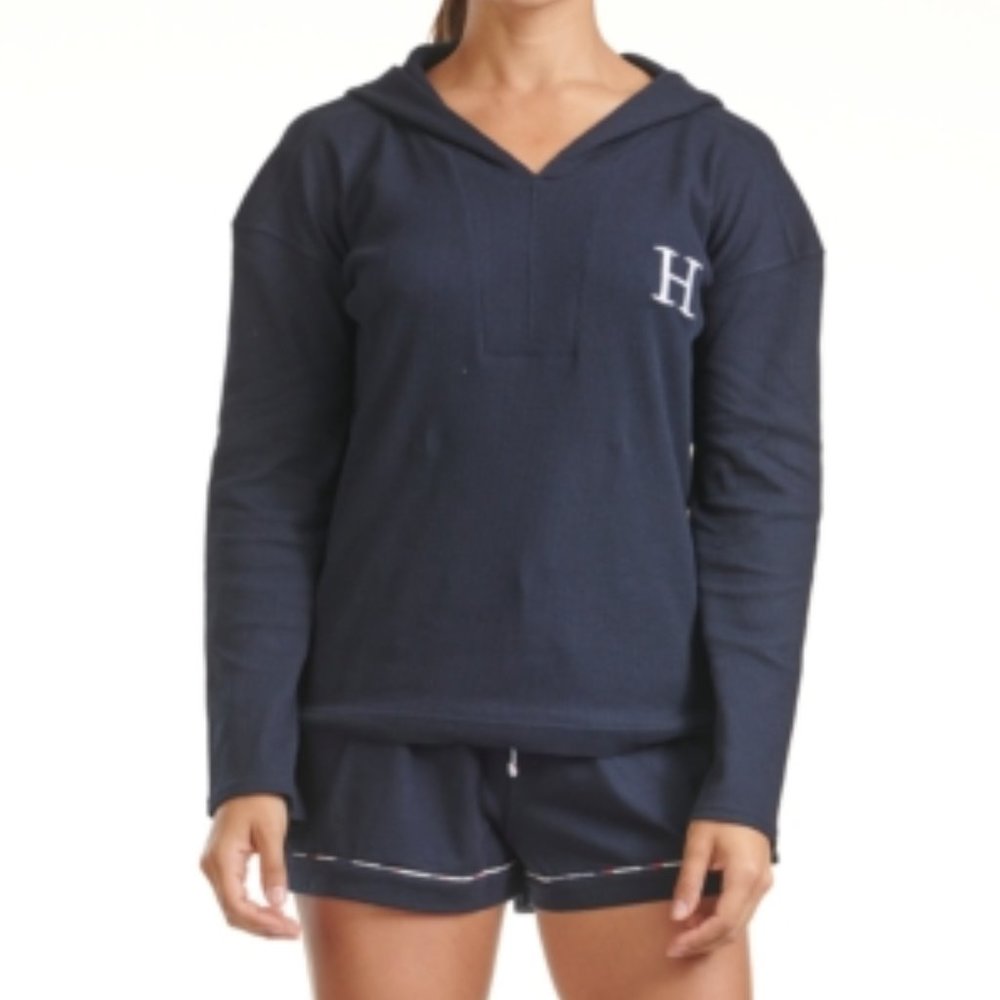 Tommy Hilfiger Waffle Knit Loungewear Hoodie